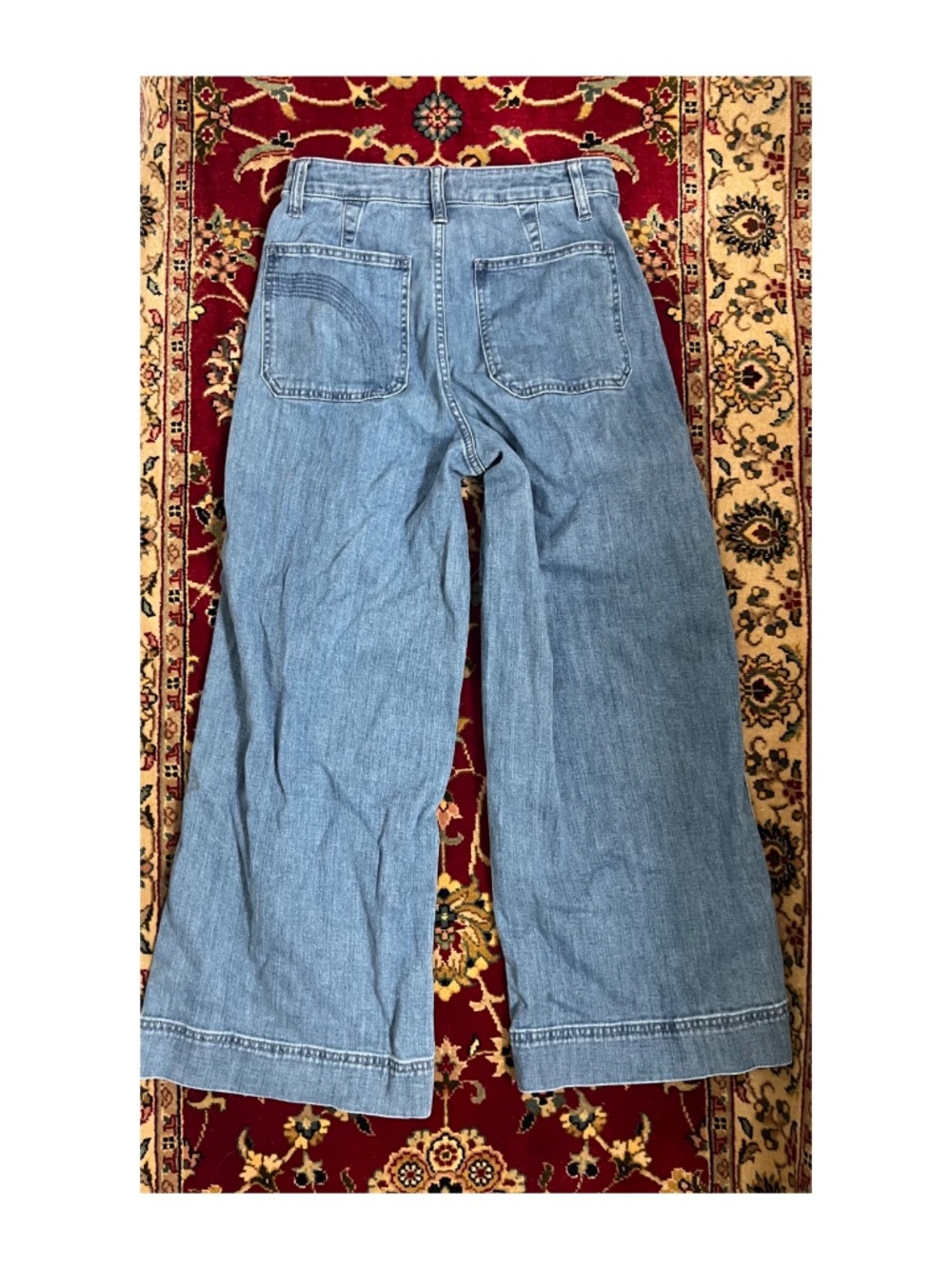 Madewell Cropped Jeans with Embroidery - Picture 2 of 3